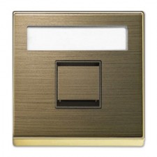 tapa toma informatica con persiana 85181 oe niessen sky oro envejecido