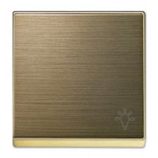 tecla pulsador simbolo luz niessen 85042 oe sky oro envejecido