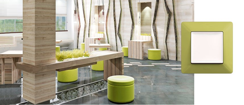 выключатель legrand valena life в интерьере